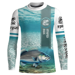 Striped Bass ( Striper) Fishing 3D All Over print shirts personalized fishing apparel for Adult and kid NQS562