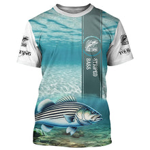 Load image into Gallery viewer, Striped Bass ( Striper) Fishing 3D All Over print shirts personalized fishing apparel for Adult and kid NQS562