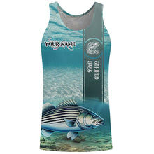 Load image into Gallery viewer, Striped Bass ( Striper) Fishing 3D All Over print shirts personalized fishing apparel for Adult and kid NQS562