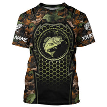 Load image into Gallery viewer, Bass Fishing camouflage UV protection quick dry Custom long sleeves fishing shirt NQS2640