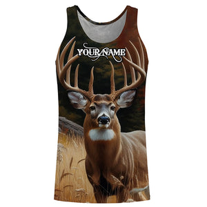 Deer Hunting Camo Customize Name 3D All Over Printed Shirts Personalized gift For Adult And Kid NQS720