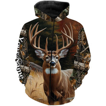 Load image into Gallery viewer, Deer Hunting Camo Customize Name 3D All Over Printed Shirts Personalized gift For Adult And Kid NQS720