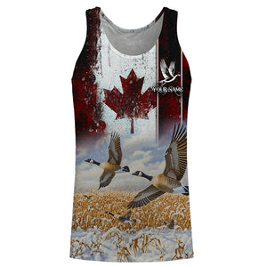 Canada Goose hunting Customize Name 3D All Over Printed Shirts Personalized Waterfowl Hunting gifts NQS851