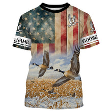 Load image into Gallery viewer, American Goose hunting Customize Name 3D All Over Printed Shirts Personalized Hunting gifts NQS852