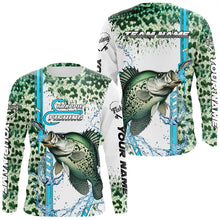 Load image into Gallery viewer, Crappie fishing green scales custom Crappie fishing team jerseys, Crappie fishing apparel NQS8745