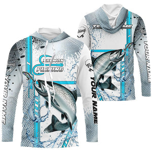 Chinook Salmon fishing scales custom Salmon fishing team jerseys,  Salmon fishing apparel NQS8746