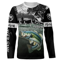 Load image into Gallery viewer, Largemouth Bass Customize Name 3D All Over Printed Shirts Personalized Fishing gift NQS627