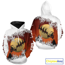 Load image into Gallery viewer, Christmas Golf Hoodies Custom Santa Golf Outfit, Christmas Golf Gifts NQS10926