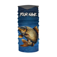 Load image into Gallery viewer, Blue camo Carp fishing Custom performance long sleeve team Carp fishing tournament shirts NQS9238