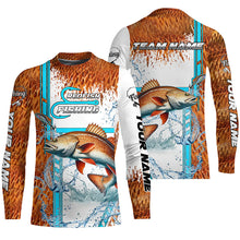 Load image into Gallery viewer, Redfish fishing scales custom Red Drum fishing team jerseys, Redfish fishing apparel NQS9016