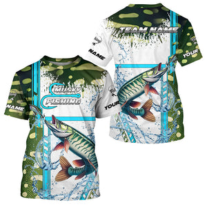 Musky fishing scales custom Muskie fishing team jerseys, Musky fishing apparel NQS9018