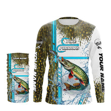 Load image into Gallery viewer, Northern Pike fishing scales custom Pike fishing team jerseys, Northern Pike fishing apparel NQS9019