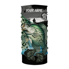 Load image into Gallery viewer, Crappie fishing green scales customize performance long sleeves Fishing shirts, Crappie fishing gifts NQS4794