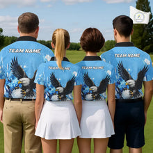 Load image into Gallery viewer, Blue Eagle Women's Golf Polo Shirts Custom Team Ladies Golf Outfit, Gift For Golf Lovers NQS11340