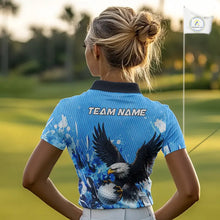 Load image into Gallery viewer, Blue Eagle Women's Golf Polo Shirts Custom Team Ladies Golf Outfit, Gift For Golf Lovers NQS11340