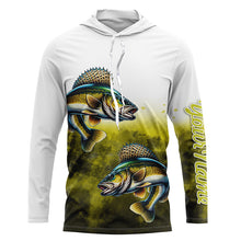 Load image into Gallery viewer, Walleye Fishing custom UV protection Fishing shirts, Walleye fishing jerseys NQS649