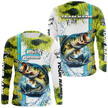 Load image into Gallery viewer, Largemouth bass fishing Green scales custom Bass fishing team jerseys fishing apparel NQS8603