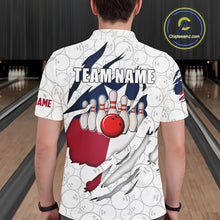 Load image into Gallery viewer, Personalized Texas Flag Camo Bowling Shirts For Men Custom patriotic Texas Bowling Team Jerseys NQS11173