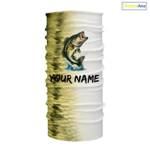 Load image into Gallery viewer, Personalized Green Scales Performance Bass Fishing Shirts, custom Bass fishing tournament jerseys NQS10238