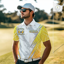 Load image into Gallery viewer, Golf and beer That&#39;s why I&#39;m here Funny Men golf polo shirts Custom Team Golf beer shirt for men NQS10133