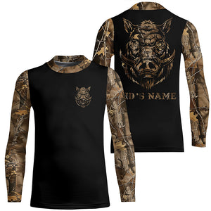 Wild Boar Hunting Camouflage all over print shirts personalized hunting gifts FSD3147