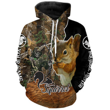 Load image into Gallery viewer, Squirrel Hunting Camouflage Custom Name Shirts for Hunter, Squirrel Hunting Gifts Shirts FSD554