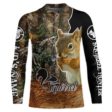 Load image into Gallery viewer, Squirrel Hunting Camouflage Custom Name Shirts for Hunter, Squirrel Hunting Gifts Shirts FSD554