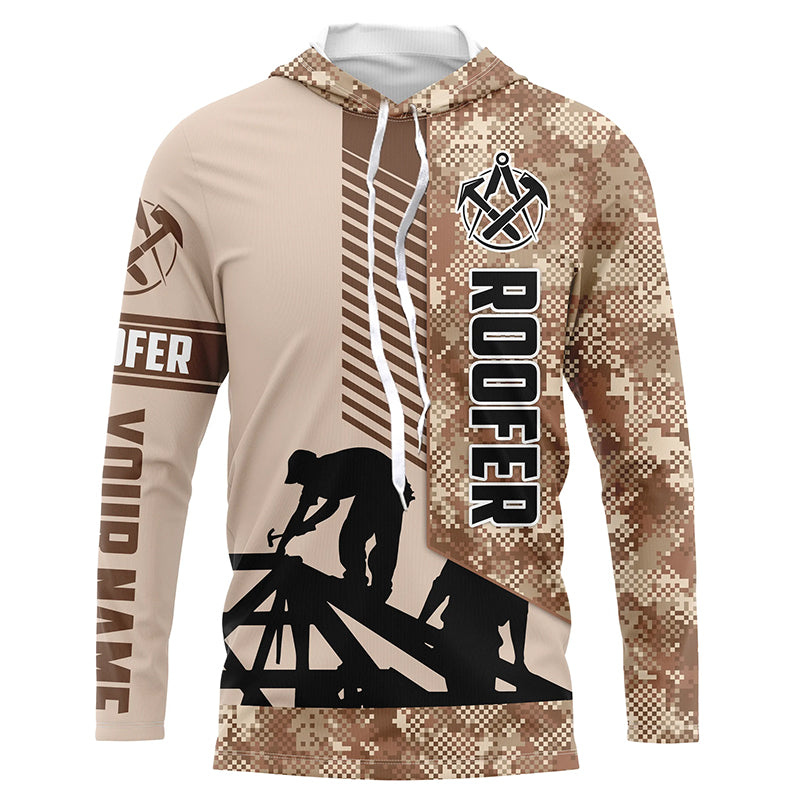Personalized Roofing Roof repair UV Protection Long sleeve, T-shirt for Roofing Contractors, Roofers FSD4059