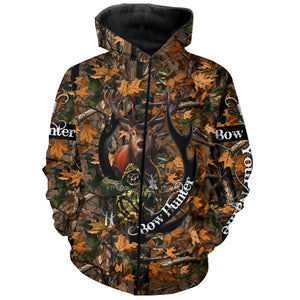 Bow Hunting Deer Grim Reaper Camouflage custom Name Shirts, Personalized gift for Bow Hunter FSD902