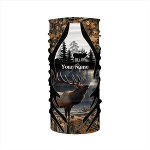 Best Elk Hunting Camouflage Custom Name Shirts for Hunters, Personalized Hunting Shirts FSD1812