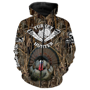 Personalized Turkey Hunting camouflage custom Name all over print Shirt, hunting gifts FSD108