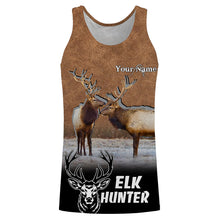 Load image into Gallery viewer, Elk Hunting Custom Name Shirts for Elk Hunters, Best Elk Hunting Gifts for Men FSD4528