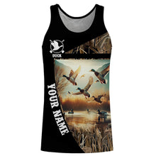 Load image into Gallery viewer, Best Duck Hunting Waterfowl Camo Custom name Shirts for Men, Kid - Duck hunting Clothes FSD666