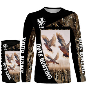 Dove hunting Camo custom name all over printed Shirts, Gift for hunters FSD4606