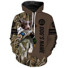 Load image into Gallery viewer, English Springer Spaniel Hunting Dog Custom Name Camo Shirts, Hunting Gifts FSD4079KYC