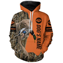 Load image into Gallery viewer, Chesapeake Bay Retriever Hunting Dog Customized Name All over printed Shirts, Hunting Gifts FSD4083