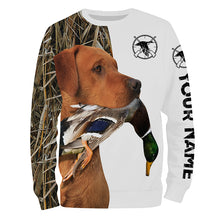 Load image into Gallery viewer, Duck Hunting With Dog Fox Red Labrador Custom Name 3D Full Printing Shirts For Men Women - Personalized Hunting Gifts FSD1888