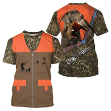 Load image into Gallery viewer, Custom Name chocolate Labrador Retriever Dog Pheasant Upland Hunting Vest shirt for Men FSD3986