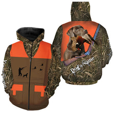 Load image into Gallery viewer, Custom Name chocolate Labrador Retriever Dog Pheasant Upland Hunting Vest shirt for Men FSD3986