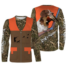 Load image into Gallery viewer, Custom Name Brittany Dog Pheasant Upland Hunting Vest shirt for Men FSD3987