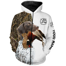 Load image into Gallery viewer, Pheasant Hunting With Dog GSP German Shorthaired Pointer Custom Name All Over Printed Shirts - Personalized Hunting Gift FSD1911