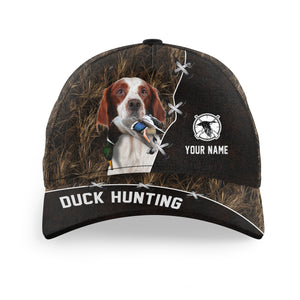 Duck Hunting Hat Waterfowl Camo with many Duck Hunting Dogs to choose from, Personalized  Duck Hunting Hat FSD4210