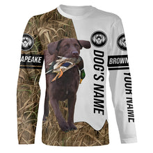 Load image into Gallery viewer, Duck Hunting Dog brown Chesapeake Bay Retriever Customize Name 3D All Over print shirts, Hoodie FSD3478