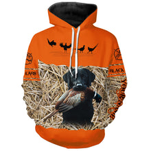 Load image into Gallery viewer, Pheasant Hunting Blaze Orange color Custom name Shirts with Hunting Dogs, Pheasant Hunting clothing FSD4547