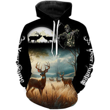 Load image into Gallery viewer, Deer Hunting Grim Reaper Custom Name Shirts for Deer Hunter, Hunting Gift, Hunting Shirts FSD557