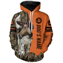 Load image into Gallery viewer, Small Munsterlander Hunting Dog Customized Name Shirts for Hunters, Pheasant Bird Hunting Gifts FSD4249