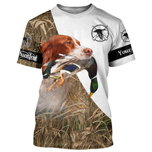 Load image into Gallery viewer, Duck hunting with Liver belton English Setter Custom Name 3D All over print Shirt, Hoodie - Personalized Hunting Gifts FSD2736