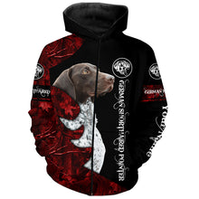 Load image into Gallery viewer, Best German Shorthaired Pointer Dog Custom Name 3D All over print Shirt, Hoodie - Personalized gift FSD4097