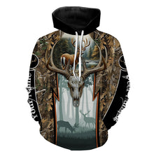 Load image into Gallery viewer, Whitetail Deer hunting camouflage custom Name all over print Shirts, Deer hunting gifts FSD1080