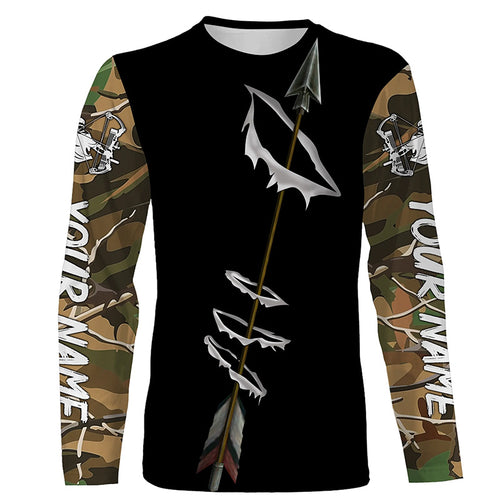 Archery Bow Hunting Custom Name Shirts - Personalized Bowhunting Gifts Shirts for Adult and kid FSD3069